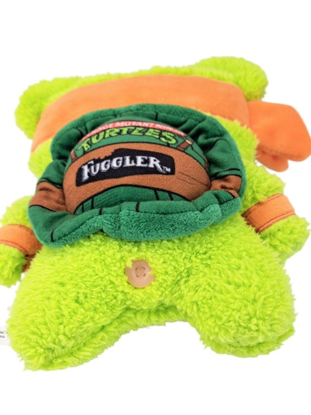 Teenage Mutant Ninja Turtle Fuggler Plush Michelangelo Limited Ed Glow Butt-On - Picture 5 of 7